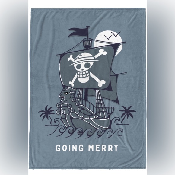 One Piece Anime Plush Throw Blanket- New - Picture 1 of 5